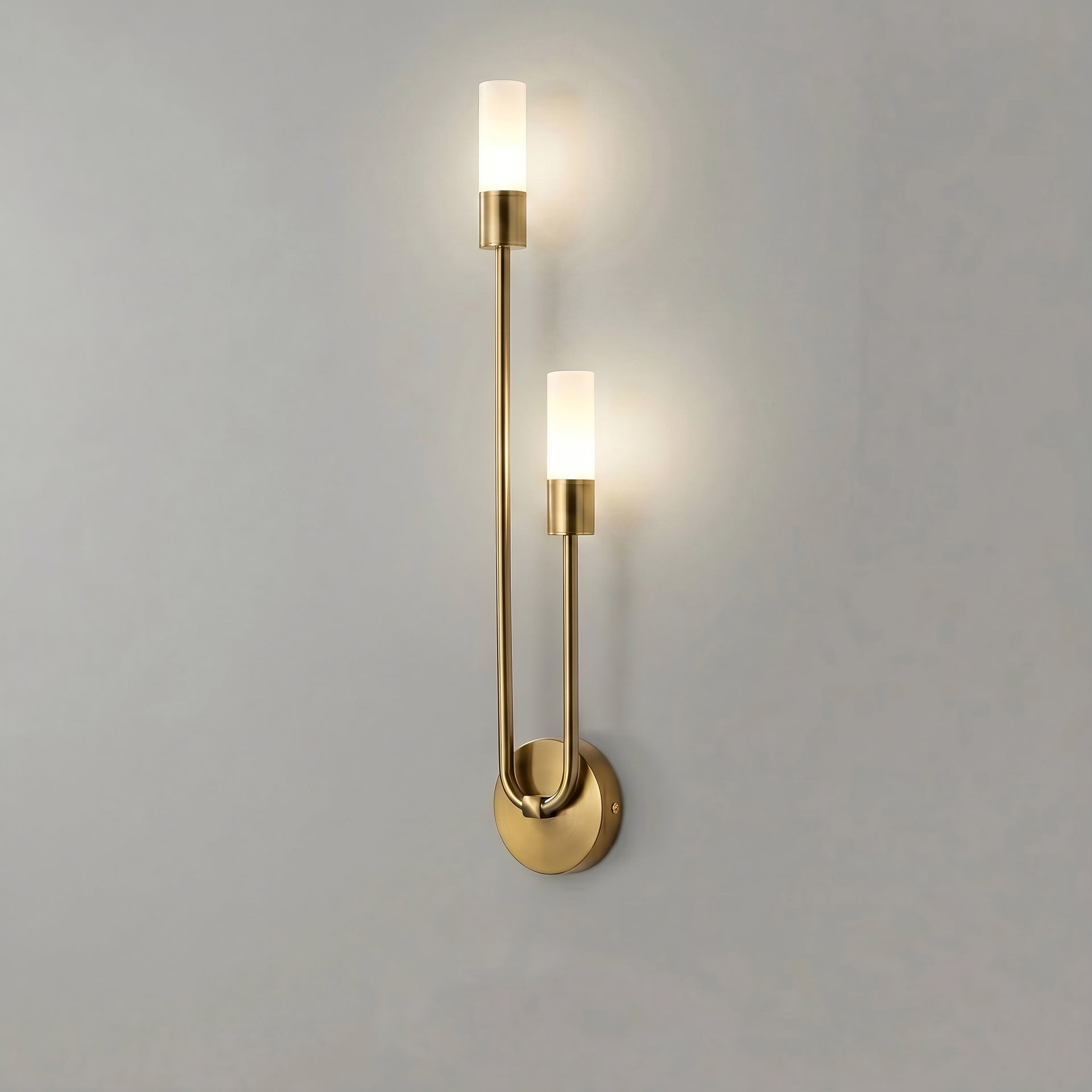 Skandinavische Wandleuchte Goldene Linie